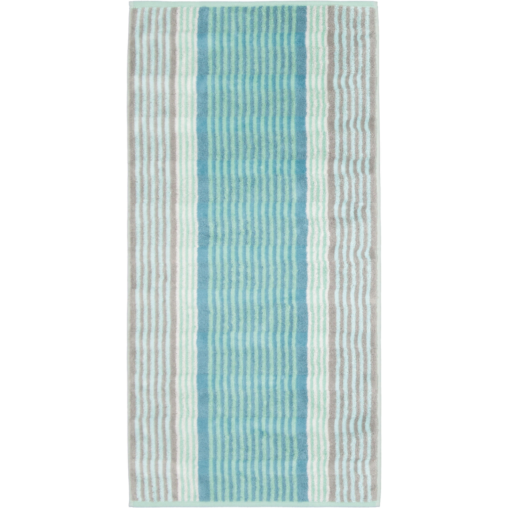 HANDTÜCHER NOBLESSE HARMONY STREIFEN 1085 JADE - 47 - Grün, Textil (50/100cm) - Cawoe
