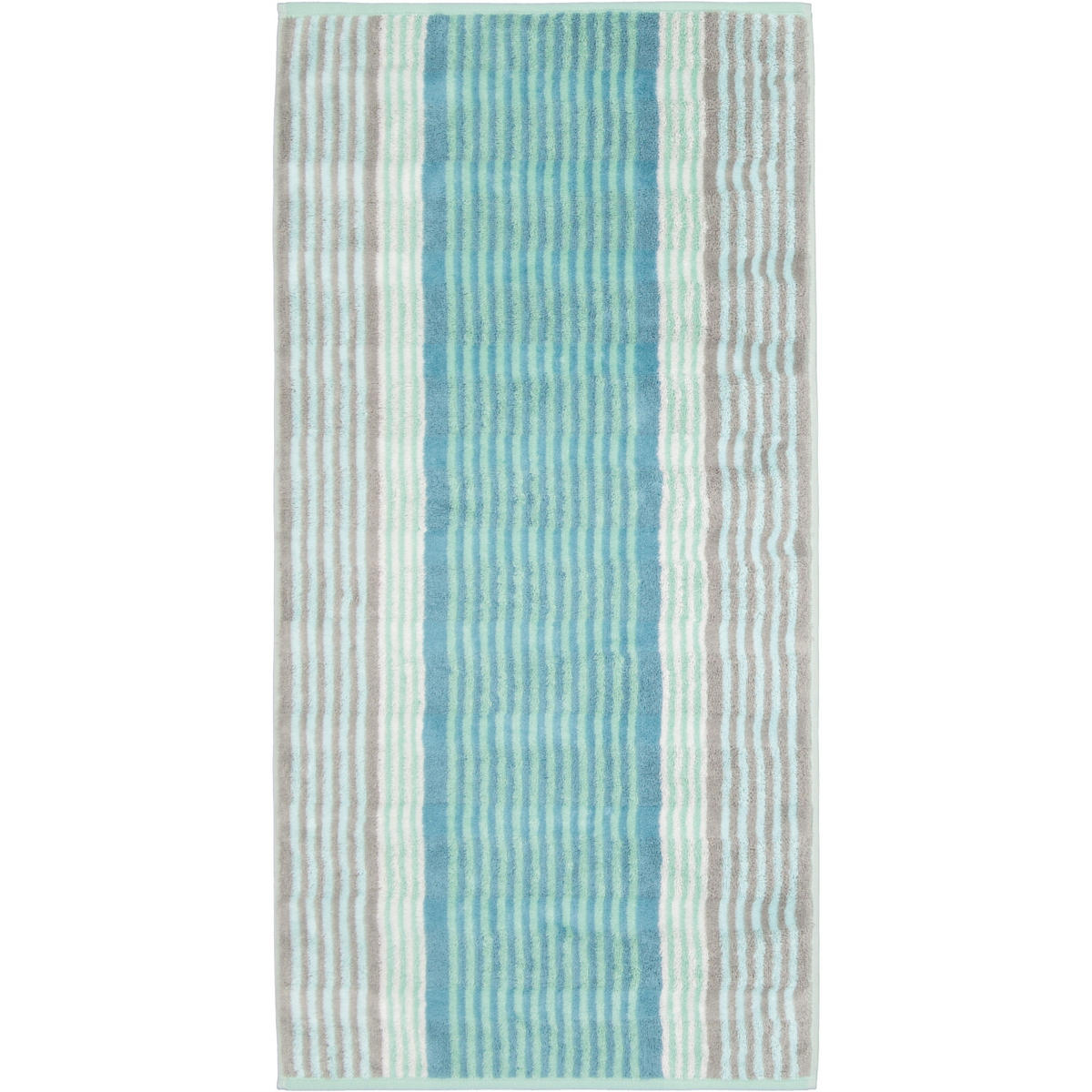 HANDTÜCHER NOBLESSE HARMONY STREIFEN 1085 JADE - 47 - Grün, Textil (50/100cm) - Cawoe