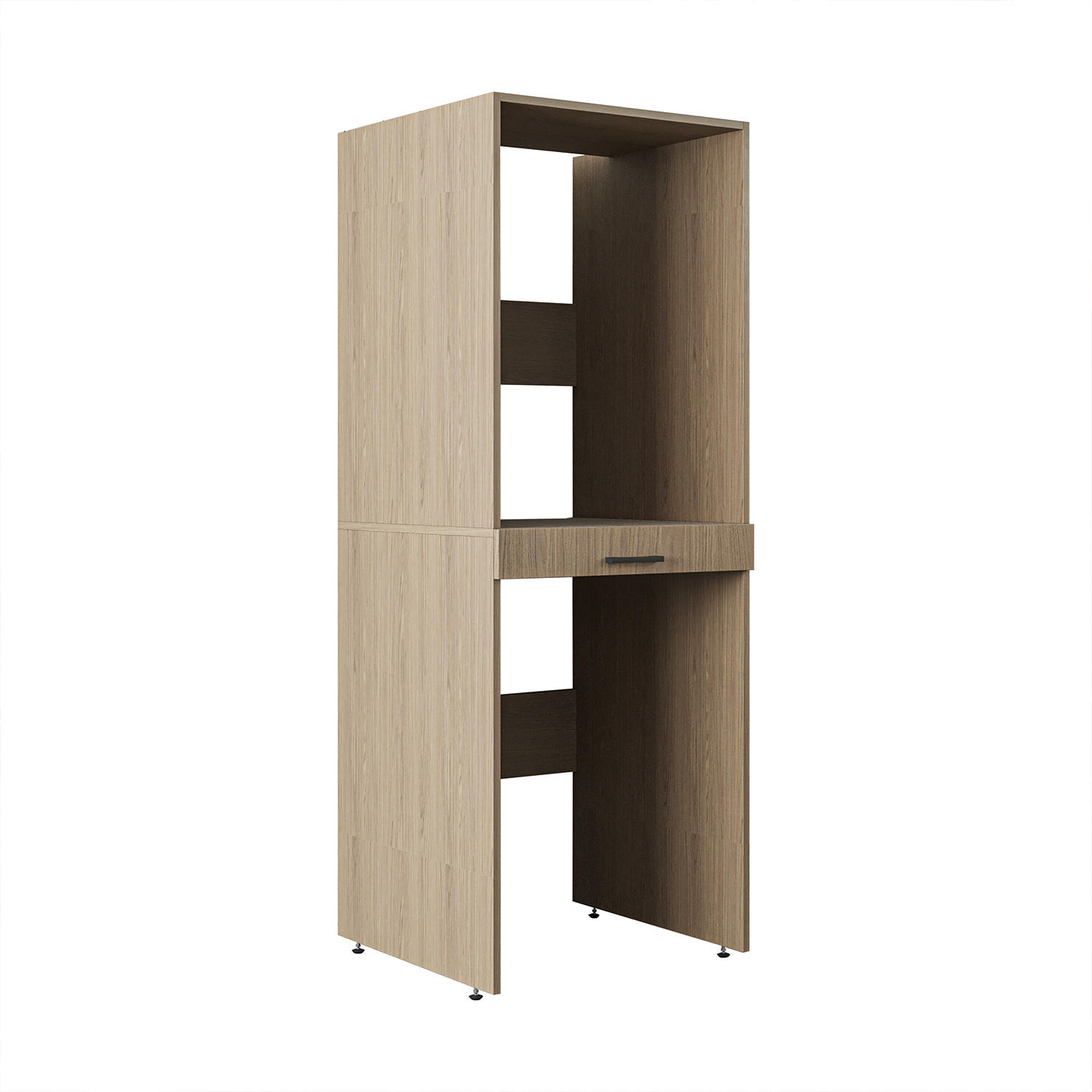 WASCHMASCHINENSCHRANK DUO-I 67cm Breit, 184cm Hoch - Eiche Artisan, Holzwerkstoff (67/184/67cm)