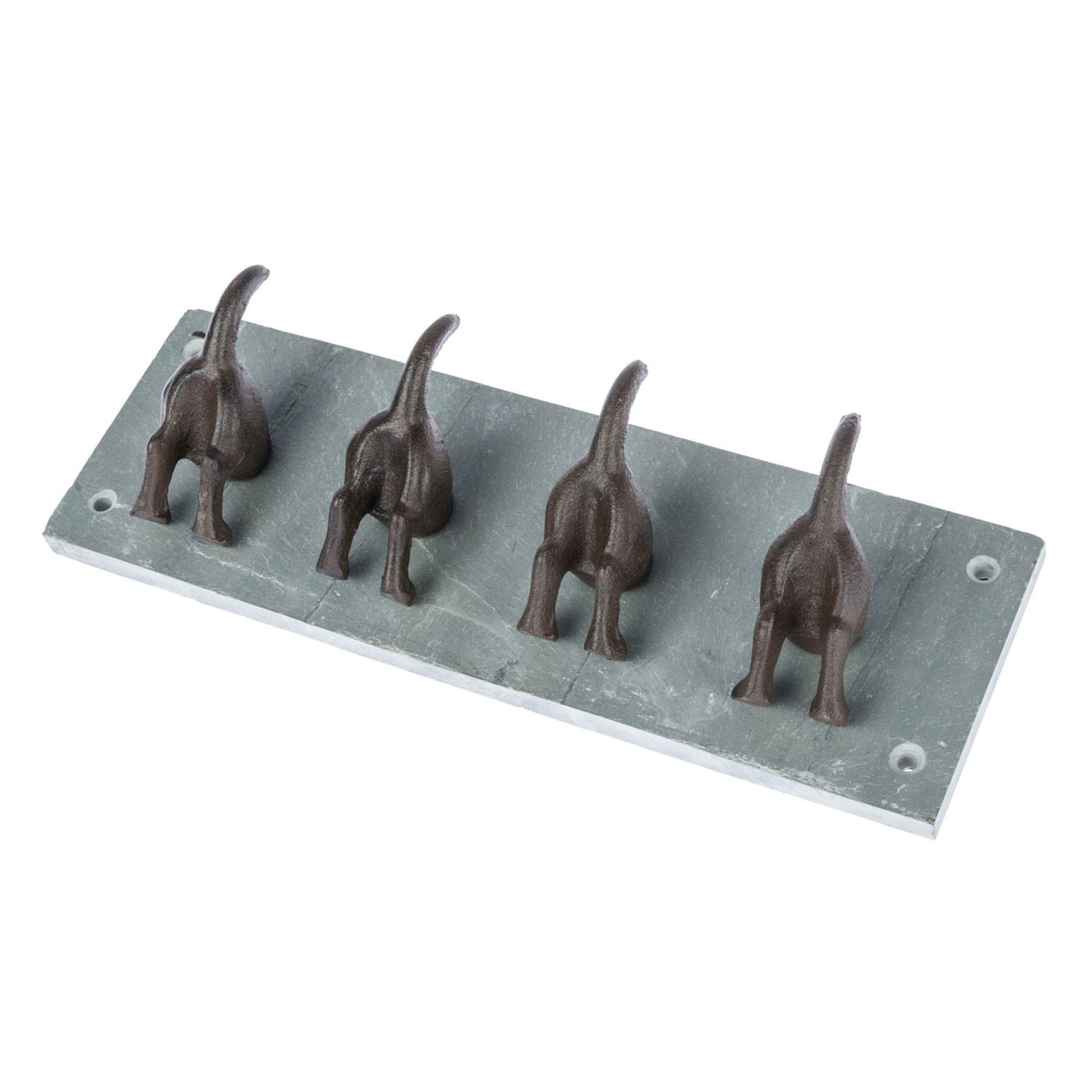 Homescapes Garderobenleiste Braun 30x10x7 cm