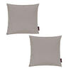 KISSENHÜLLE 2er Set Fino uni 50/50 cm - Taupe, Textil (50/50cm) - Magma Heimtexx