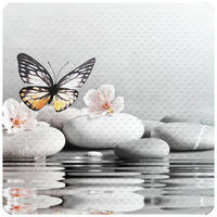 BADEMATTE Vanesa - Grau, Kunststoff (53/53cm) - Sanilo