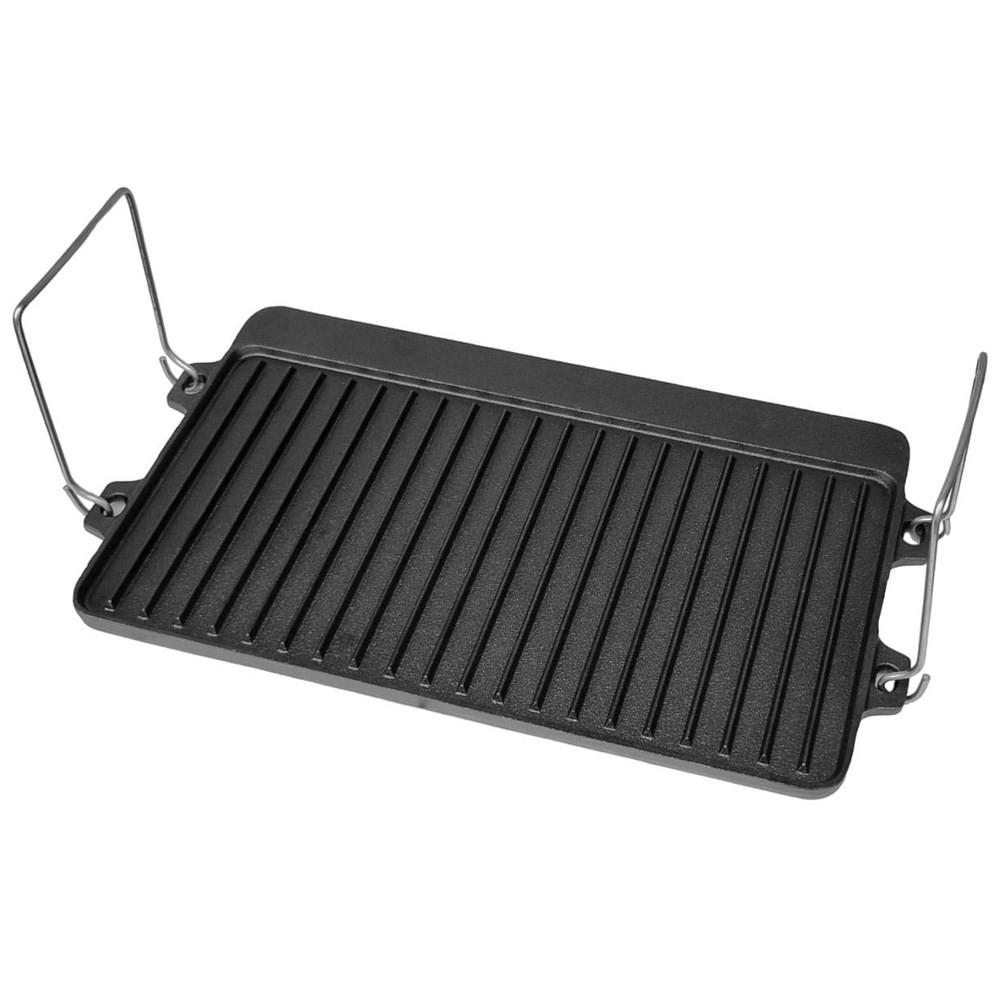 GRILLPFANNE Graphit 44/24/2 cm KS2643 - Graphitfarben, Metall (44cm) - Krisberg 