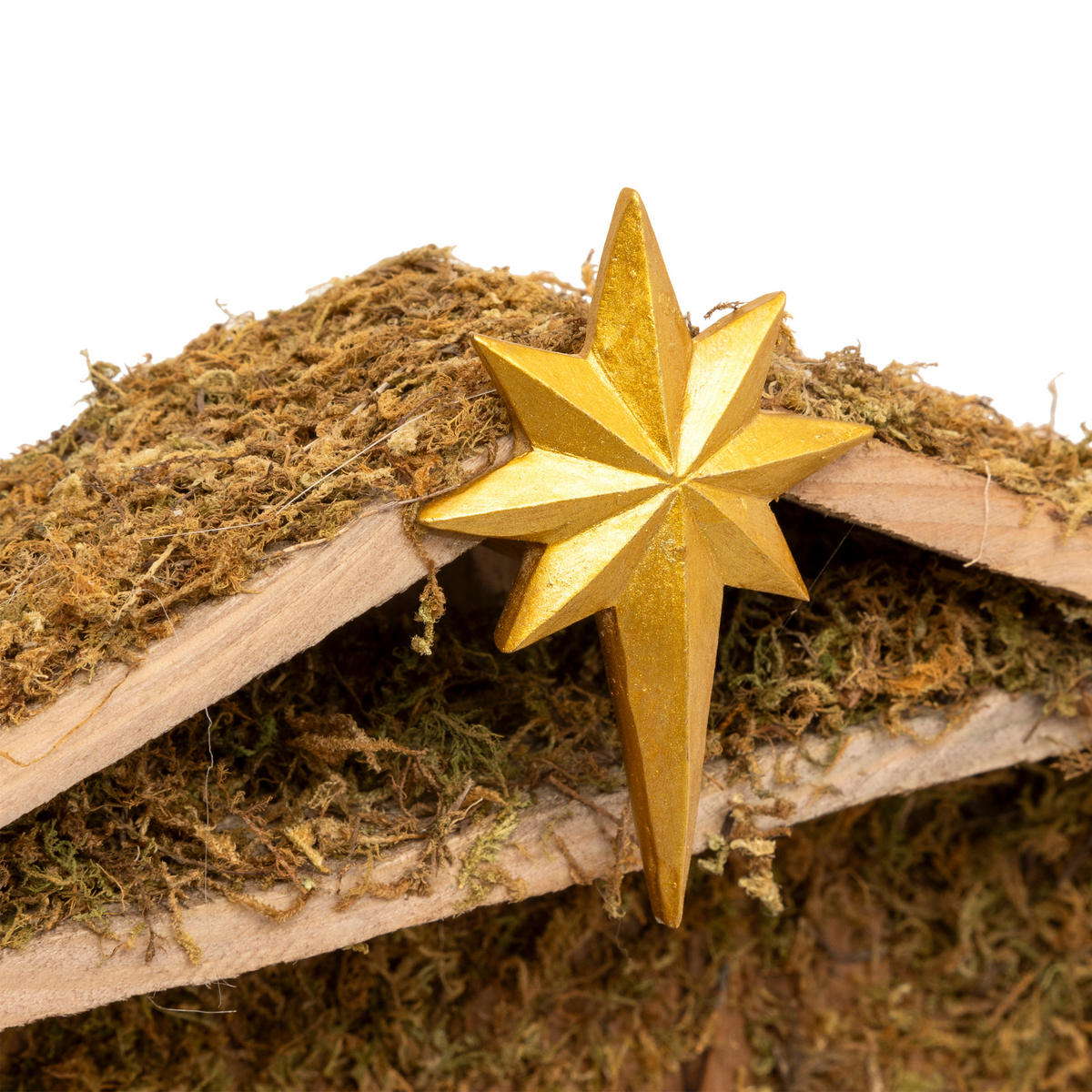 WEIHNACHTSKRIPPE 8 Figuren 35/23,5 cm - Multicolor, Kunststoff (11.5/35/22.5cm) - Atmosphera Createur d´interieur