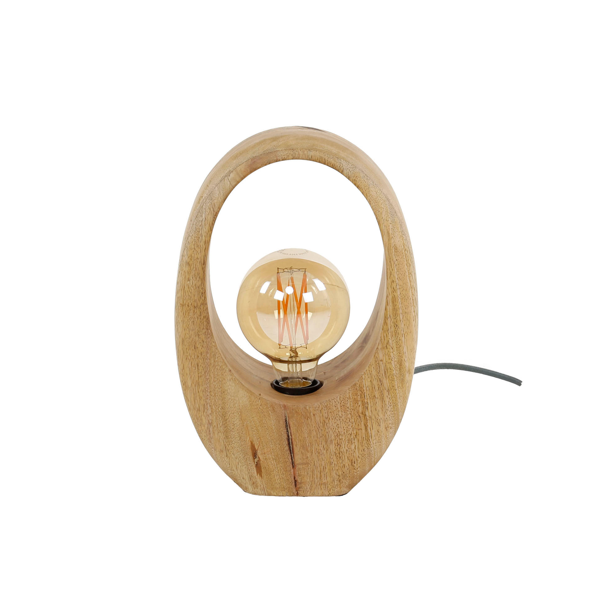 TISCHLEUCHTE Arch Braun 13/20/30 cm - Braun, Holz (13/20/30cm) - Hoyz Collection