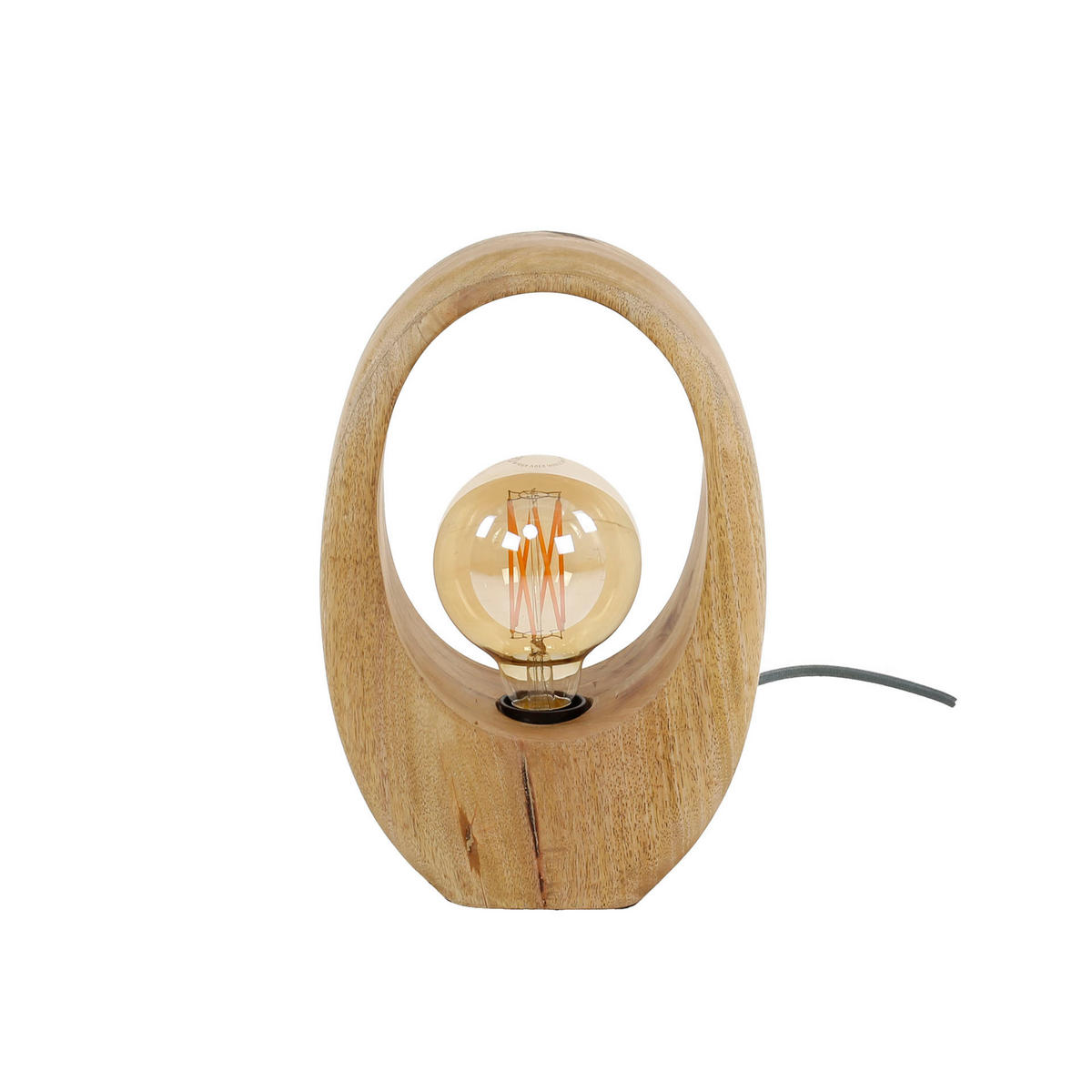 TISCHLEUCHTE Arch Braun 13/20/30 cm - Braun, Holz (13/20/30cm) - Hoyz Collection