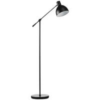 STEHLAMPE höhenverstellbar, 40 W Stehleuchte exkl. Leuchtmittel mit E27 Sockel - Schwarz, Metall (30/30/131cm) - HOMCOM