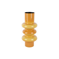 VASE Grato Medium - Gelb - 37 cm - Gelb, Metall (37cm) - Present Time