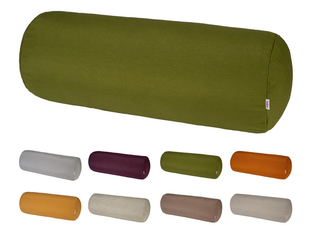 XL-NACKENROLLENHÜLLE Wunschton moosbild-grün 25/70 cm - Grün, Textil (25/70cm) - beties Heimtextil