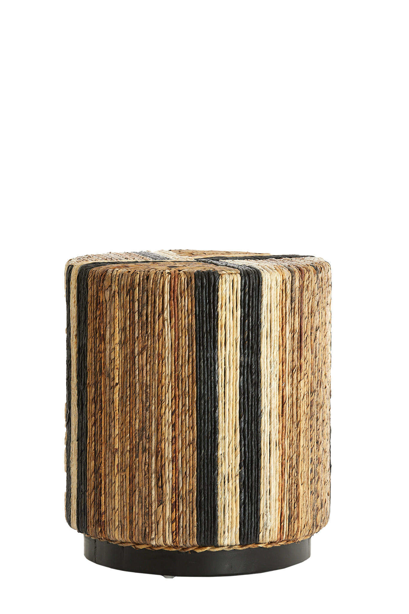 POUF Yuturi Braun 40/40/45 cm - Braun, Naturmaterialien (40/45/40cm) - Light & Living