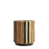 POUF Yuturi Braun 40/40/45 cm - Braun, Naturmaterialien (40/45/40cm) - Light & Living