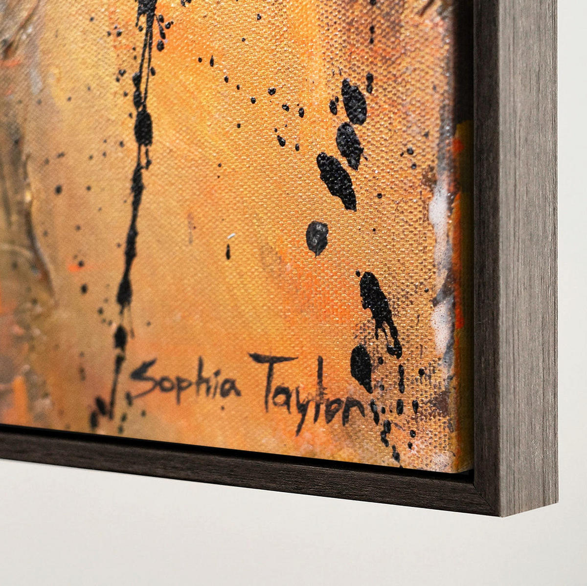 GEMÄLDE Element der Weiblichkeit Schattenfugenrahmen Grau 120x80 cm - Grau, Holz (120/80cm) - YS-art gallery