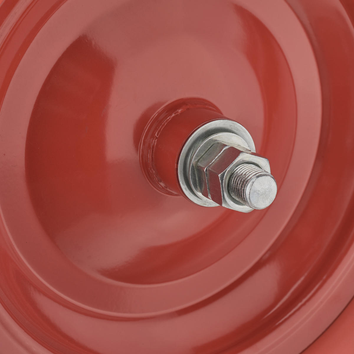 SCHUBKARRENRAD - Rot, Kunststoff/Metall (38.5/8.5/38.5cm) - Relaxdays