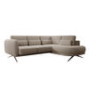 ECKSOFA ILUSIO L 250x205cm, Schlaffunktion, Grau, Rechts - Grau, Holz/Textil (248/205cm) - DomoHome