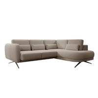 ECKSOFA ILUSIO L 250x205cm, Schlaffunktion, Grau, Rechts - Grau, Holz/Textil (248/205cm) - DomoHome