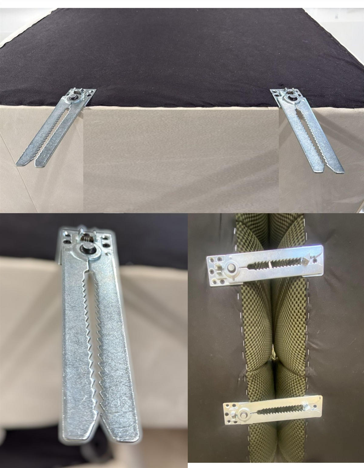 SOFA 3-sitzer Und 1-polsterhocker Flow - Grün, Holzwerkstoff/Textil (288/71/96cm) - Fun Möbel