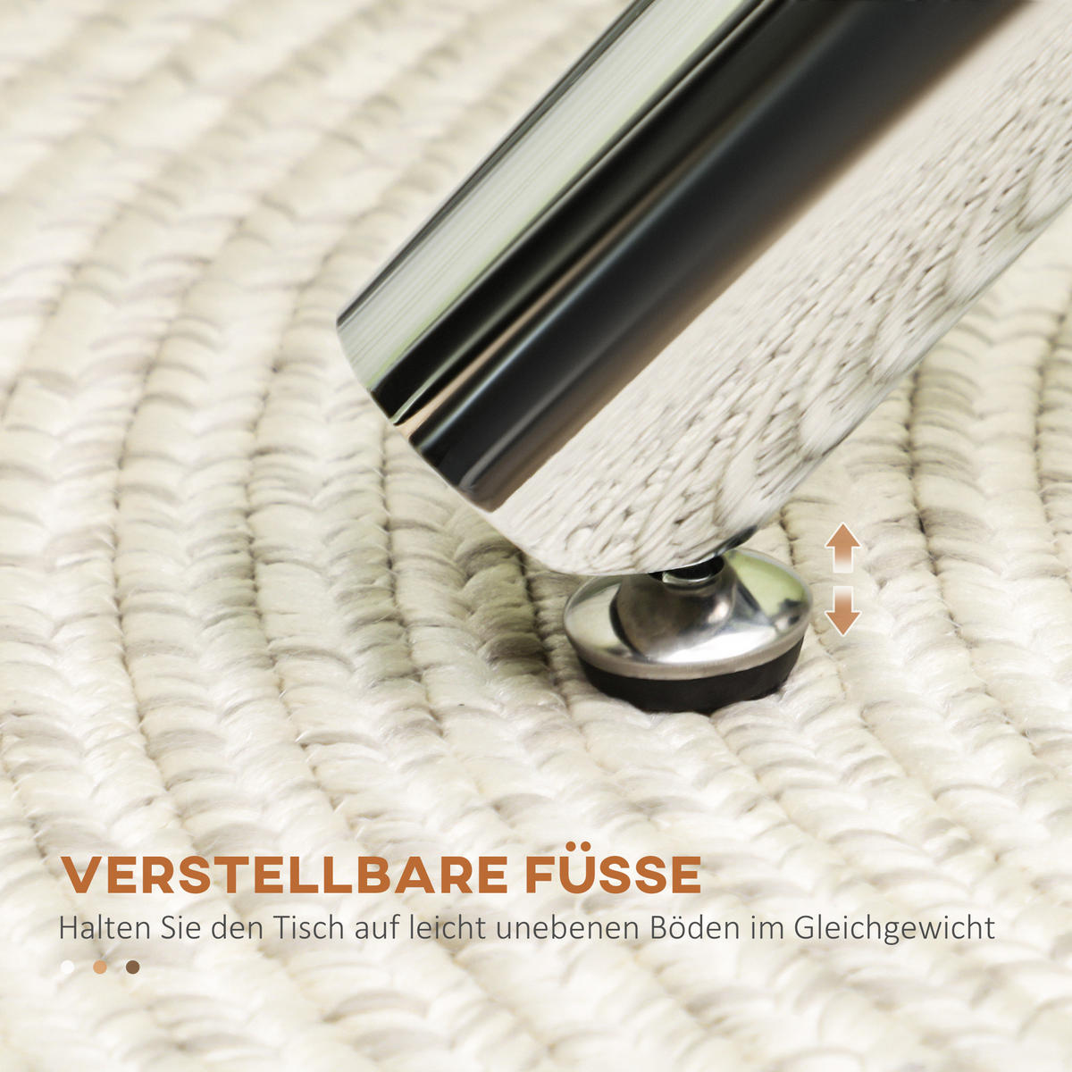 ESSTISCH, Glas, Stahl, Transparent - Transparent, Glas (80/80/74cm) - HOMCOM