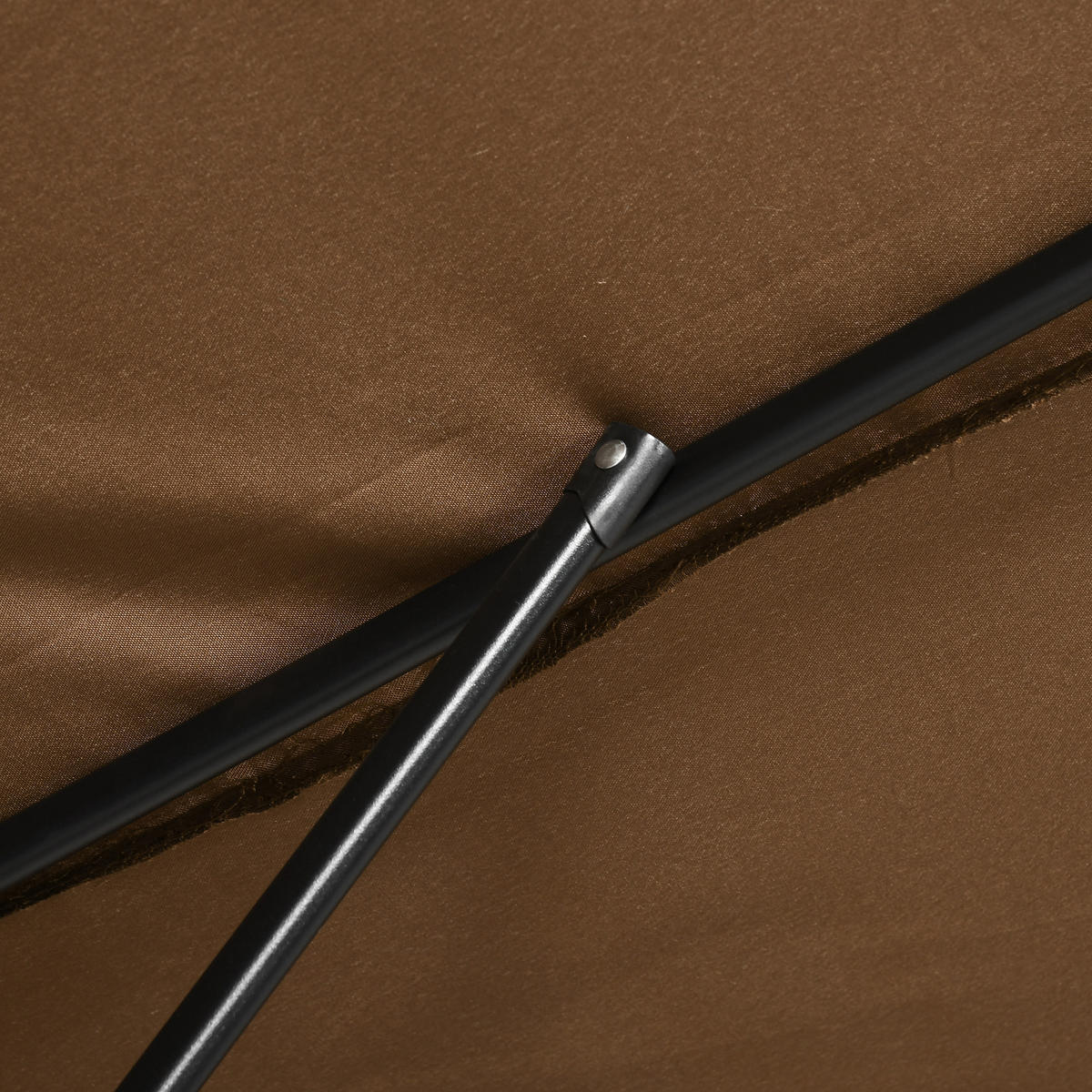 SONNENSCHIRM DE-11477 rechteckig, neigbar, mit Kurbel Braun - Braun, Metall (198/294cm) - ComfortXL