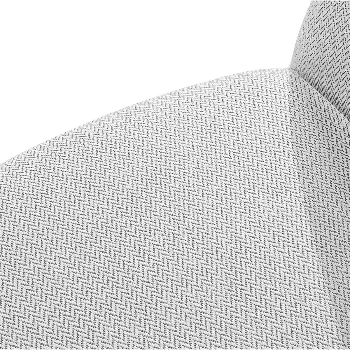 GARTENSOFA SOLIS Loungesofa, - Hellgrau, Textil/Metall (118/76/66cm) - KONSIMO®