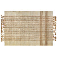 TEPPICH geflochten Ortaoba 200/140 cm - Beige, Naturmaterialen (140/200cm) - Beliani