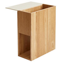 BEISTELLTISCH Rund Braun 50 x 50 x 49 cm - Braun, Holz (18/45/55cm) - Nordlys