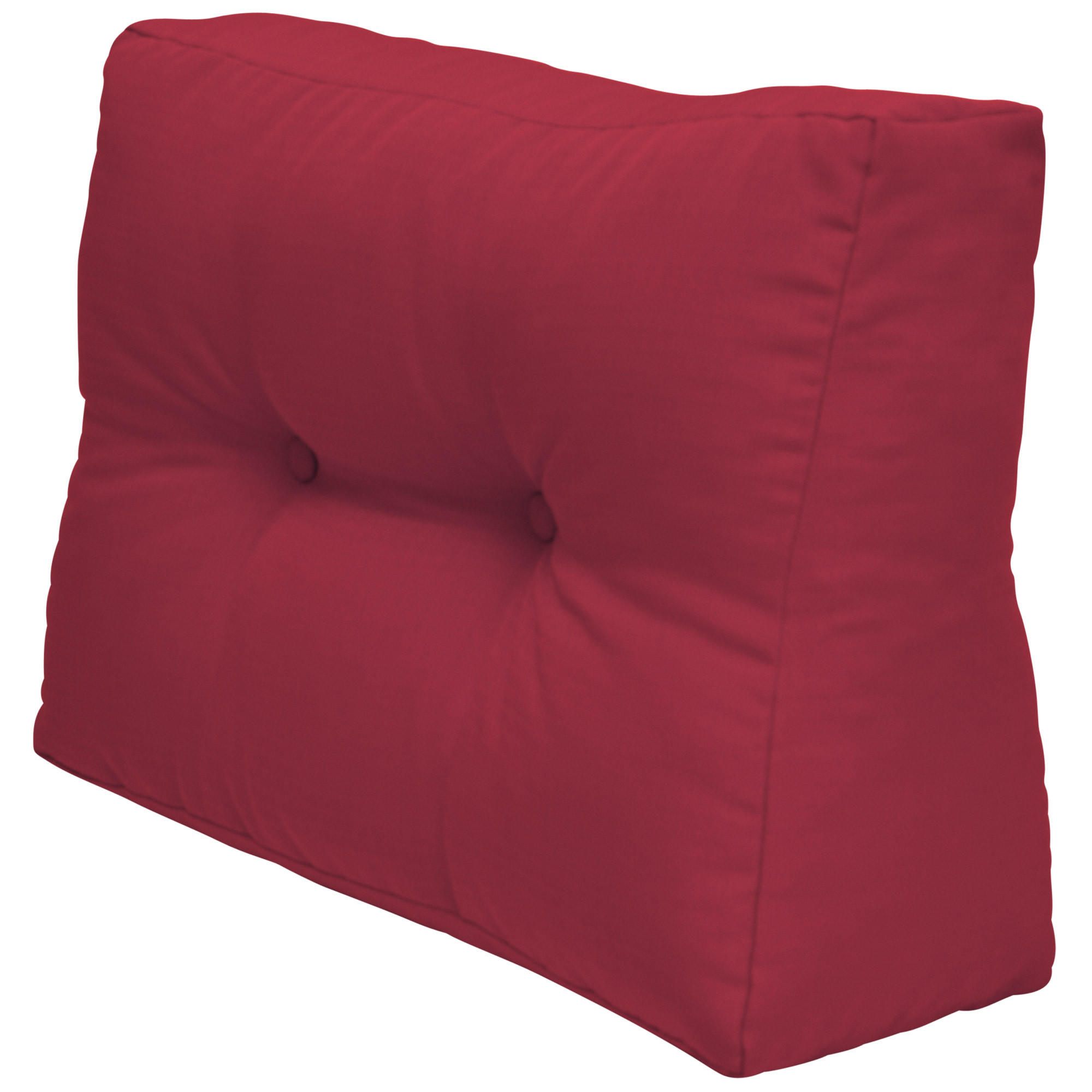 PALETTENKISSEN Eco Elements Seite 60/40/20 cm Rot - Rot, Textil (40/20/60cm) - Beautissu 