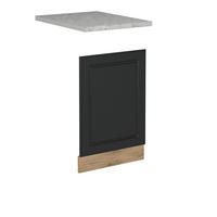 FRONTBLENDE R-Line Anthrazit Landhaus 45 cm , AP Marmor - Honigeiche/Anthrazit, Holzwerkstoff (45/57.2/1.6cm) - Vicco