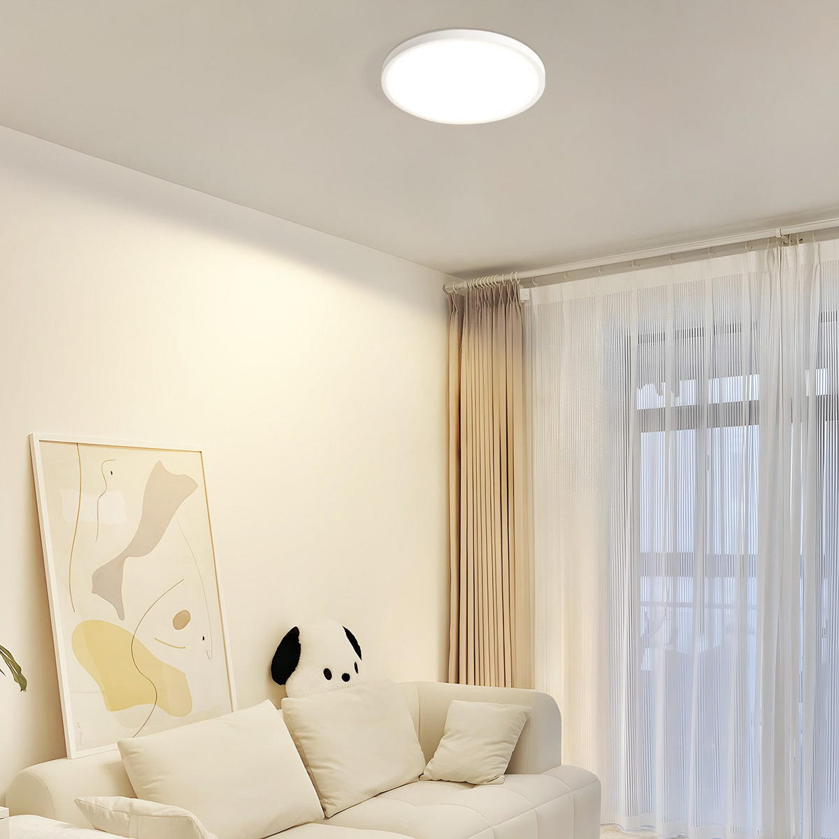 LED-DECKENLEUCHTE Maldonado 18/18/2.6 cm - Weiß, Kunststoff (18/18/2.6cm) - Nettlife