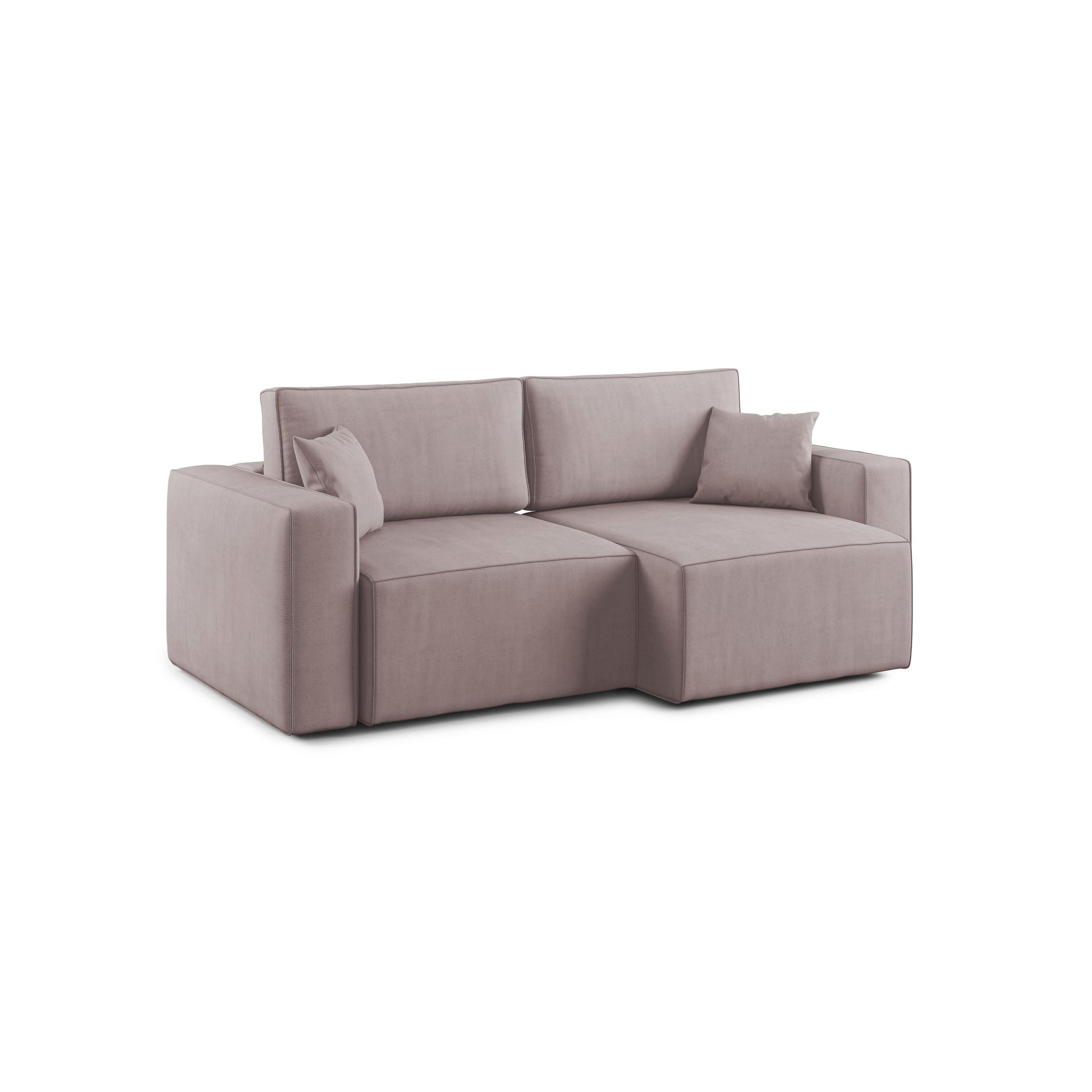 LINEARSOFA Morfeo - Rosa, Textil (215/86/99cm) - Divani.store