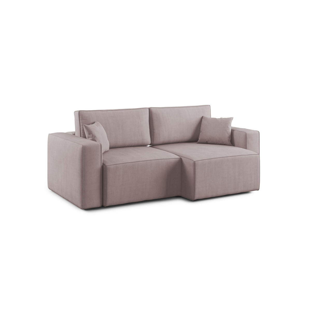 LINEARSOFA Morfeo - Rosa, Textil (215/86/99cm) - Divani.store