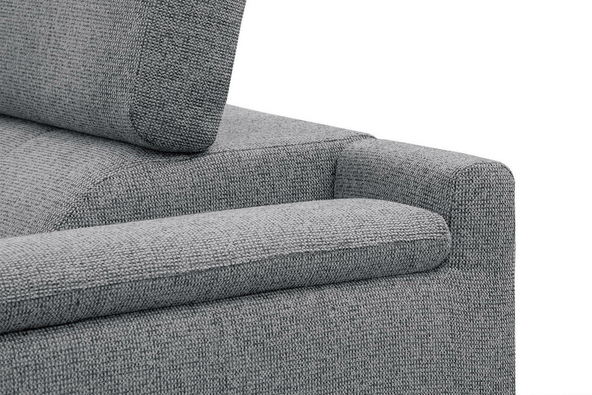 ECKSOFA FIERO 5-Sitzer, olivgrün - Schwarz/Olivgrün, Holzwerkstoff/Textil (158/269cm) - Courtois Laville