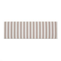 KOPFTEIL Gepolstertes aus gestreiftem Stoff Beige 145/52/3 cm SUANCES - Beige, Textil (145/52/3cm) - RNT By Really Nice Things