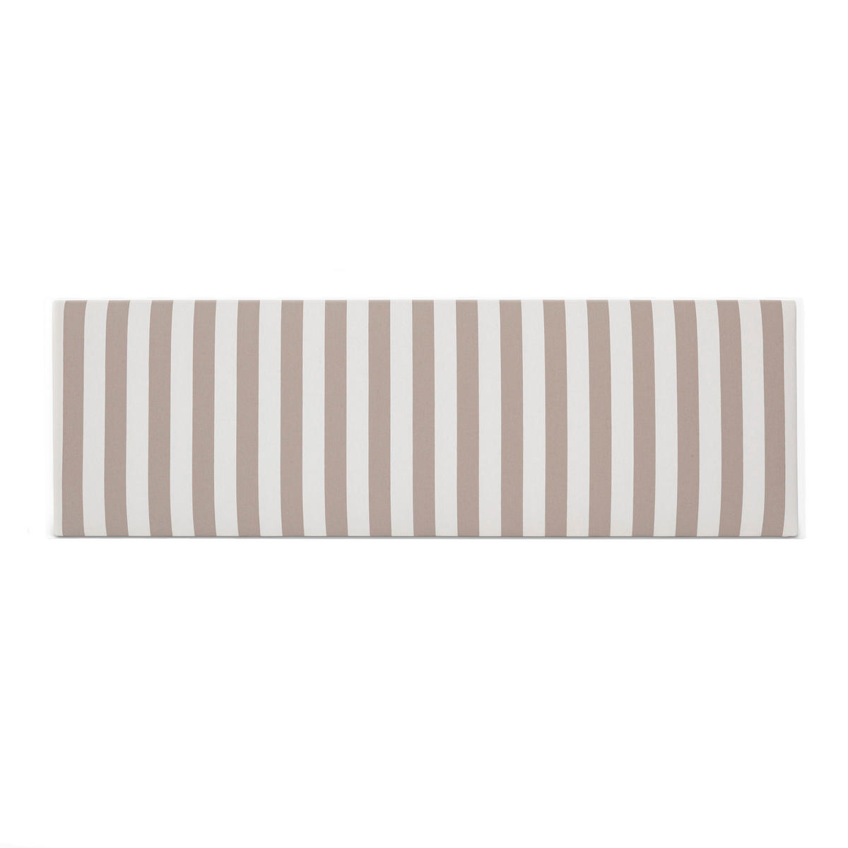 KOPFTEIL Gepolstertes aus gestreiftem Stoff Beige 145/52/3 cm SUANCES - Beige, Textil (145/52/3cm) - RNT By Really Nice Things