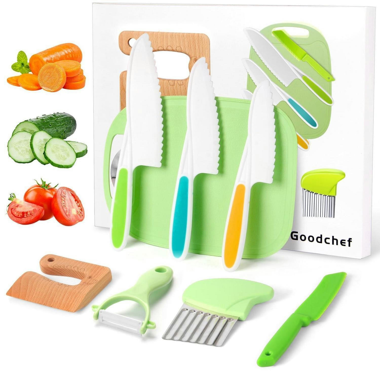 KINDERMESSER 8-teiliges Set BPA-frei ab 2 Jahren - Multicolor, Kunststoff