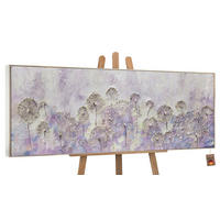 GEMÄLDE Frühlingsanfang Schattenfugenrahmen Beige 150x50 cm - Beige, Holz (150/50cm) - YS-art gallery