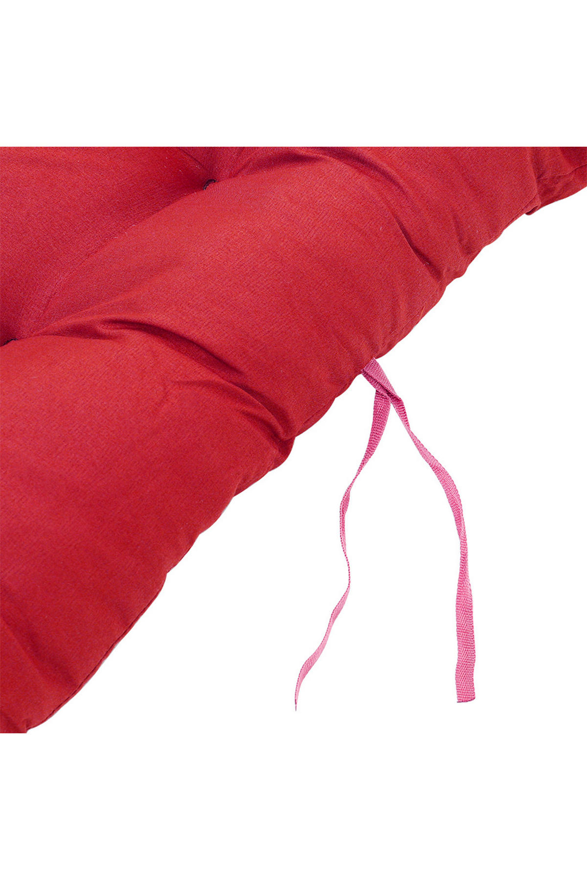 SONNENLIEGENAUFLAGE für Garten- und Terrassenstühle aus Polyester Schaumstoff in Rot 160 cm B x 50 cm - Rot, Textil (50/160cm) - Livingandhome