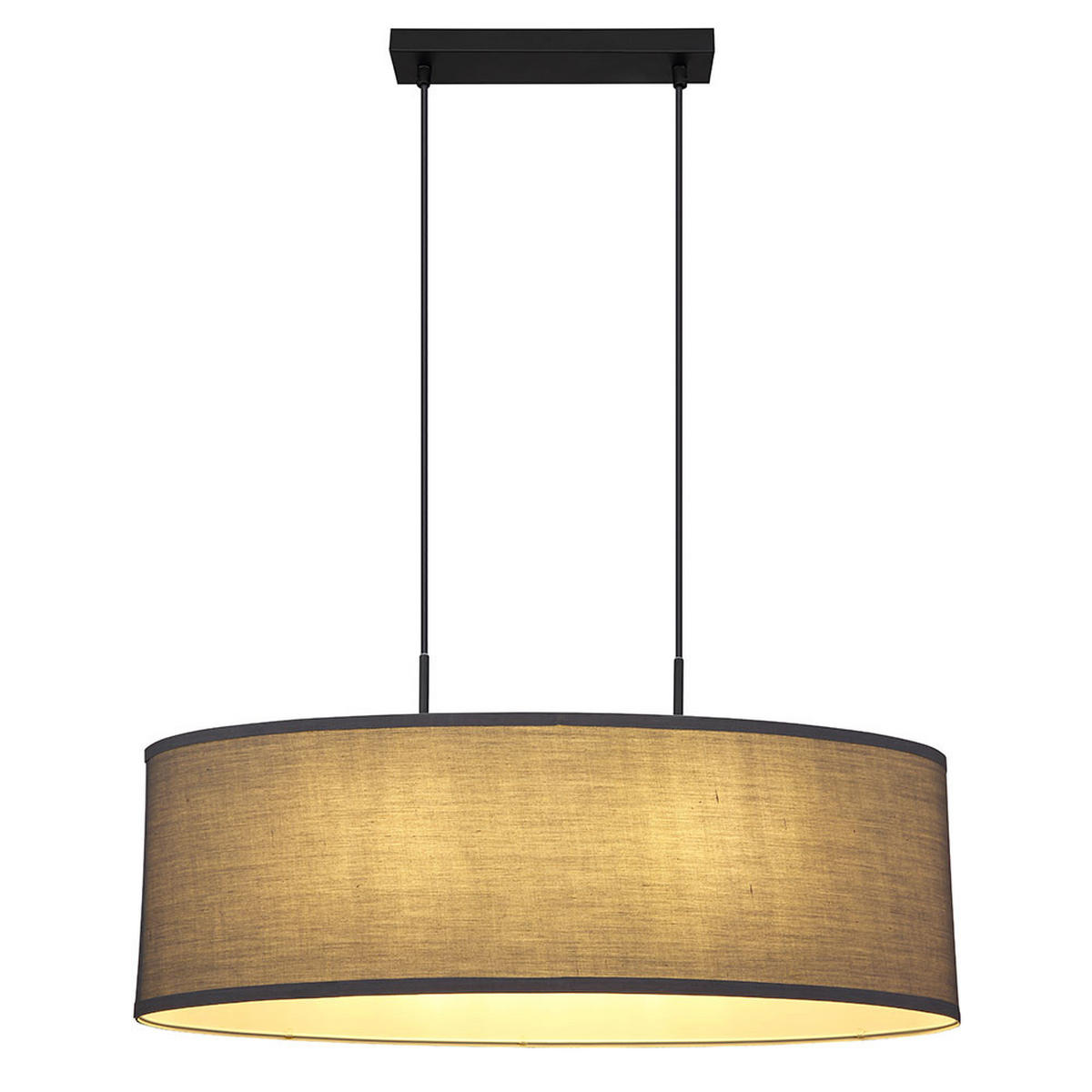 LED HÄNGELEUCHTE Metall Anthrazit Schwarz - Anthrazit, Metall (75/22/120cm) - Globo Lighting