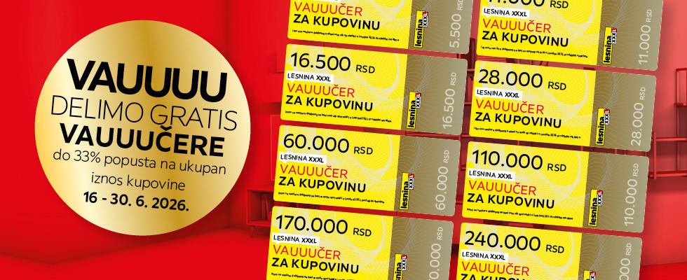 do 33% popusta u Lesnini na svaku kupovinu