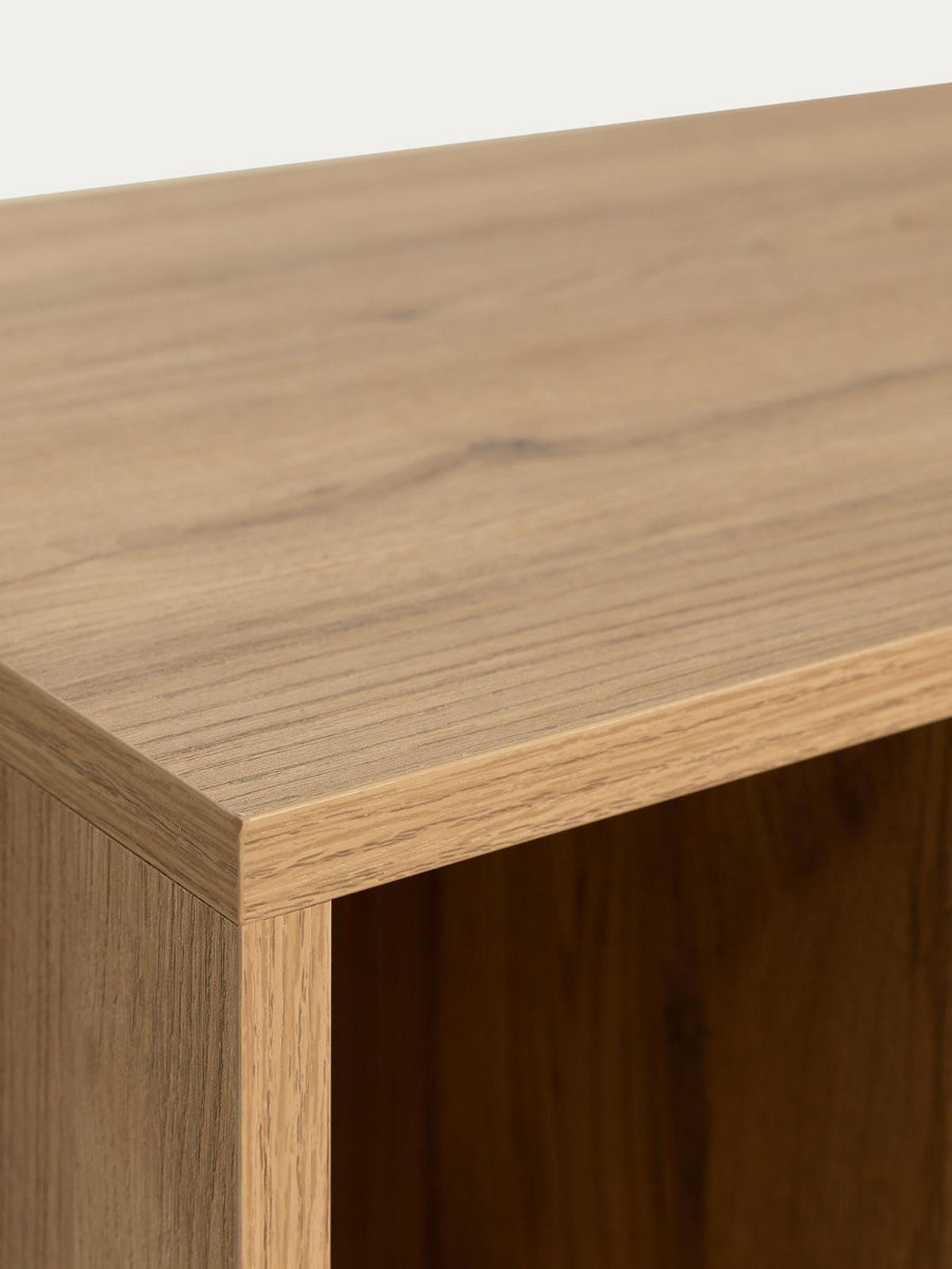 NACHTTISCH Zach Natur - Weiß 52 cm x 55 cm - Braun, Holzwerkstoff (52/55/35cm) - Kenay Home