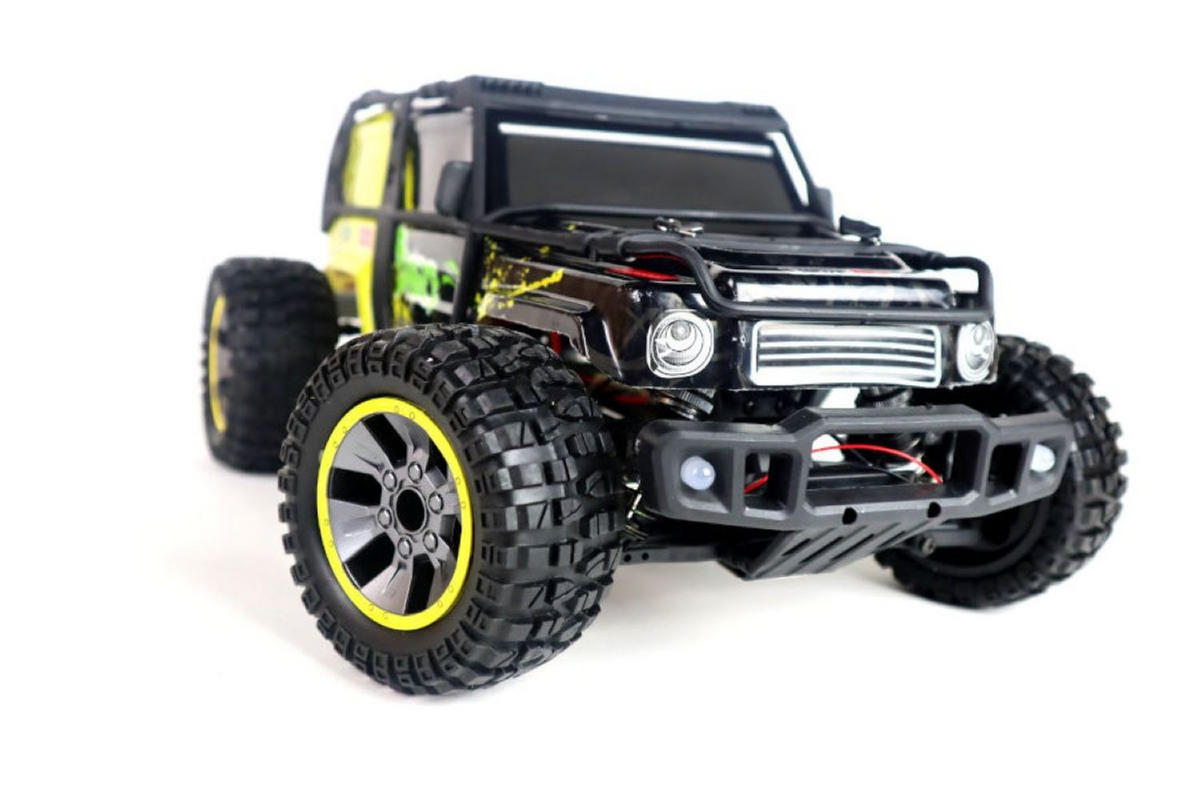 RC BUGGY Extreme 204E 1:10 schwarz Allradantrieb, bis 48 km/h, Stoßdämpfer, Fernbedienung, Akku enthalten - Schwarz, Kunststoff (28/15/38cm) - Es-Toys
