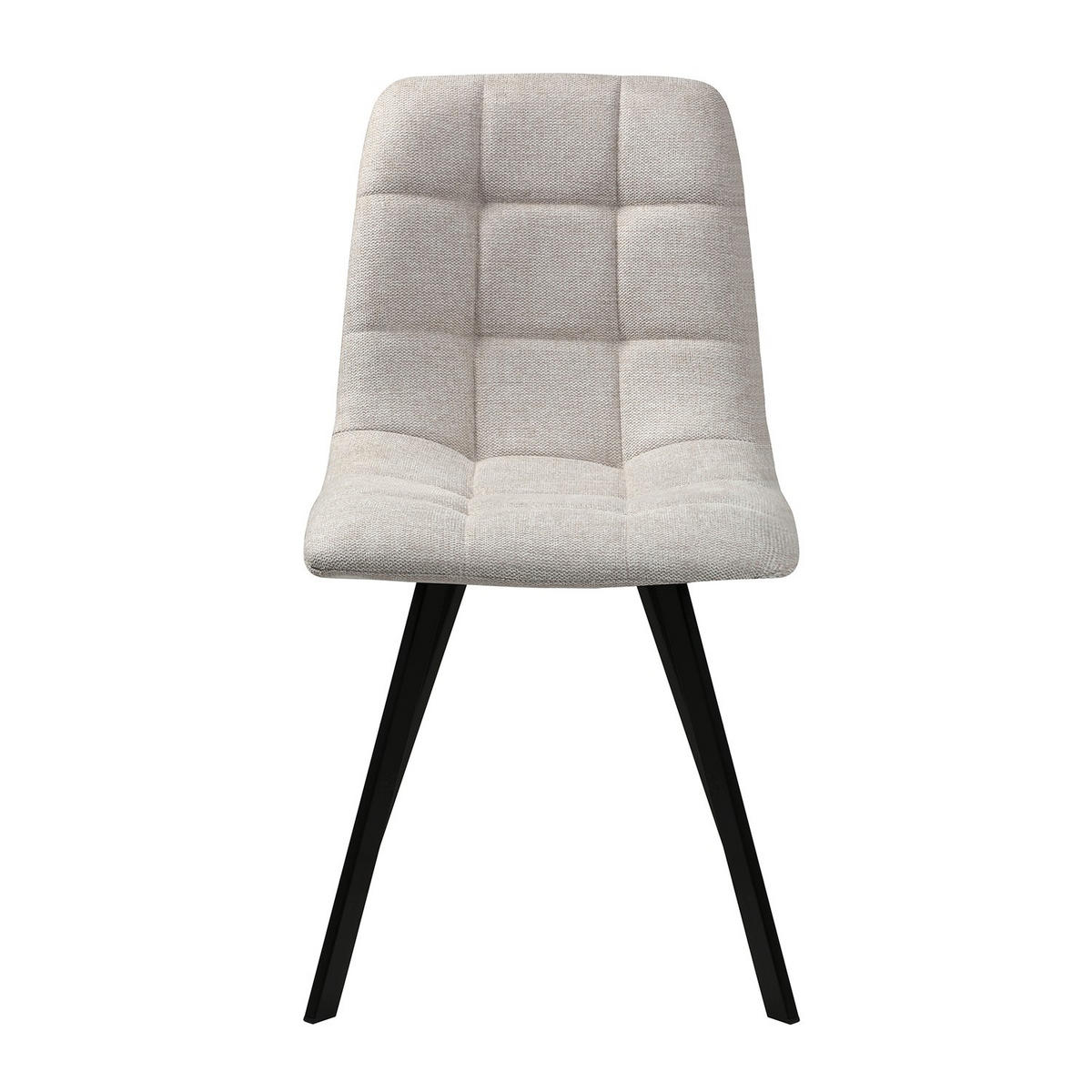 4ER-SET gepolsterte Stühle Chilli 86/55/45 cm - Beige, Holzwerkstoff (46/87/66cm) - Calicosy