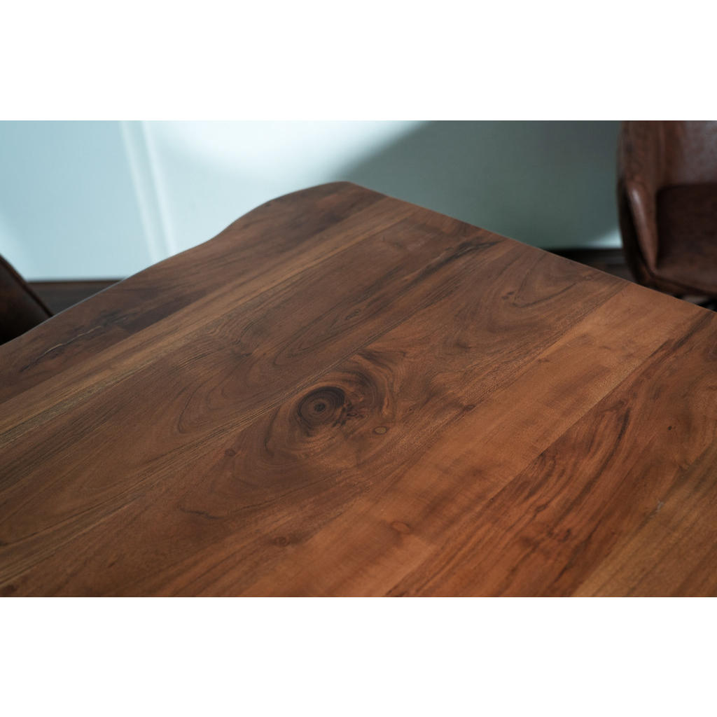 Thumbnail - SAM Esstisch, Braun, Holz, Echtholz,Akazie, Rechteckig,Quadratisch, U-Form, 280x77x100 cm, Esszimmer, Tische, Esstische