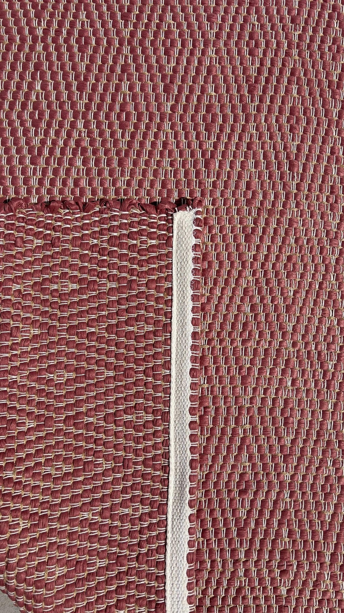 TEPPICH aus recycelten Fasern handgewebt rosa - Pink, Naturmaterialien (160/230cm) - AFK Living