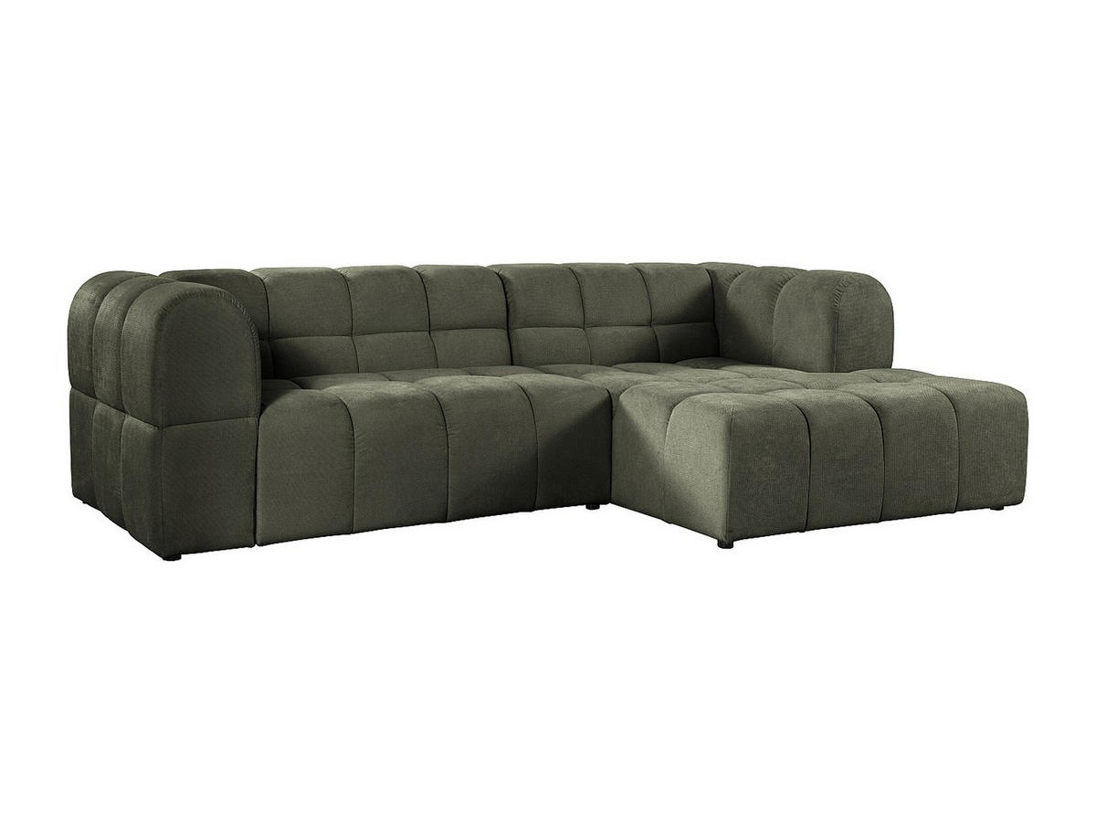 SOFA - 3 Personen - stoff - khaki Rimalo - Schlammfarben, Textil (272/75/162cm) - Vente-Unique