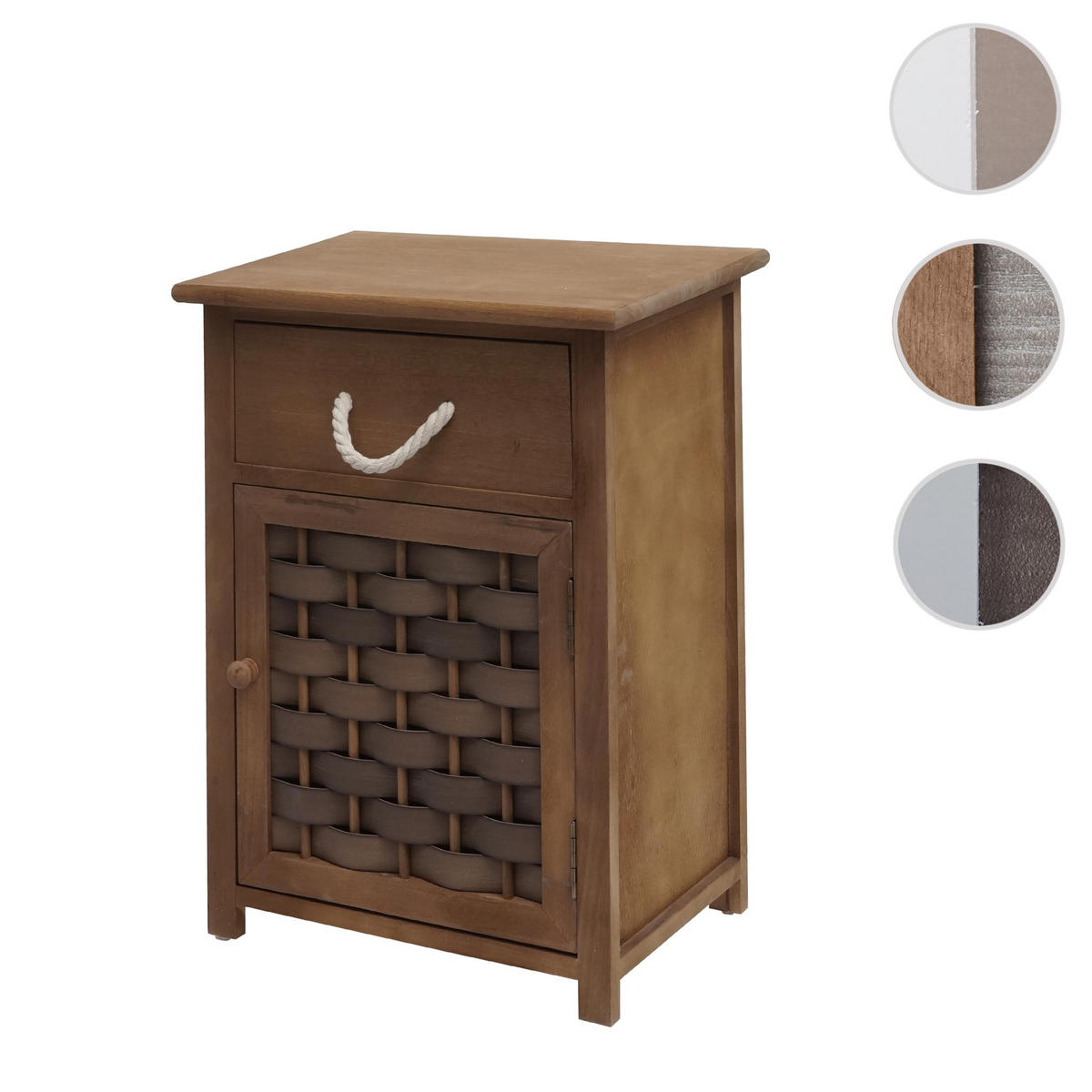 KOMMODE dunkelbraun, braun - Dunkelbraun/Braun, Holz (39/55/28cm) - MCW