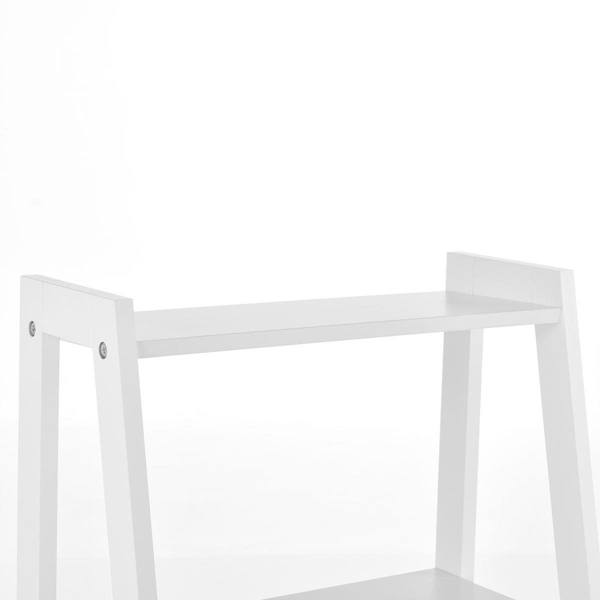 LEITERREGAL - Weiß, Holzwerkstoff (43/90/32cm) - [en.casa]