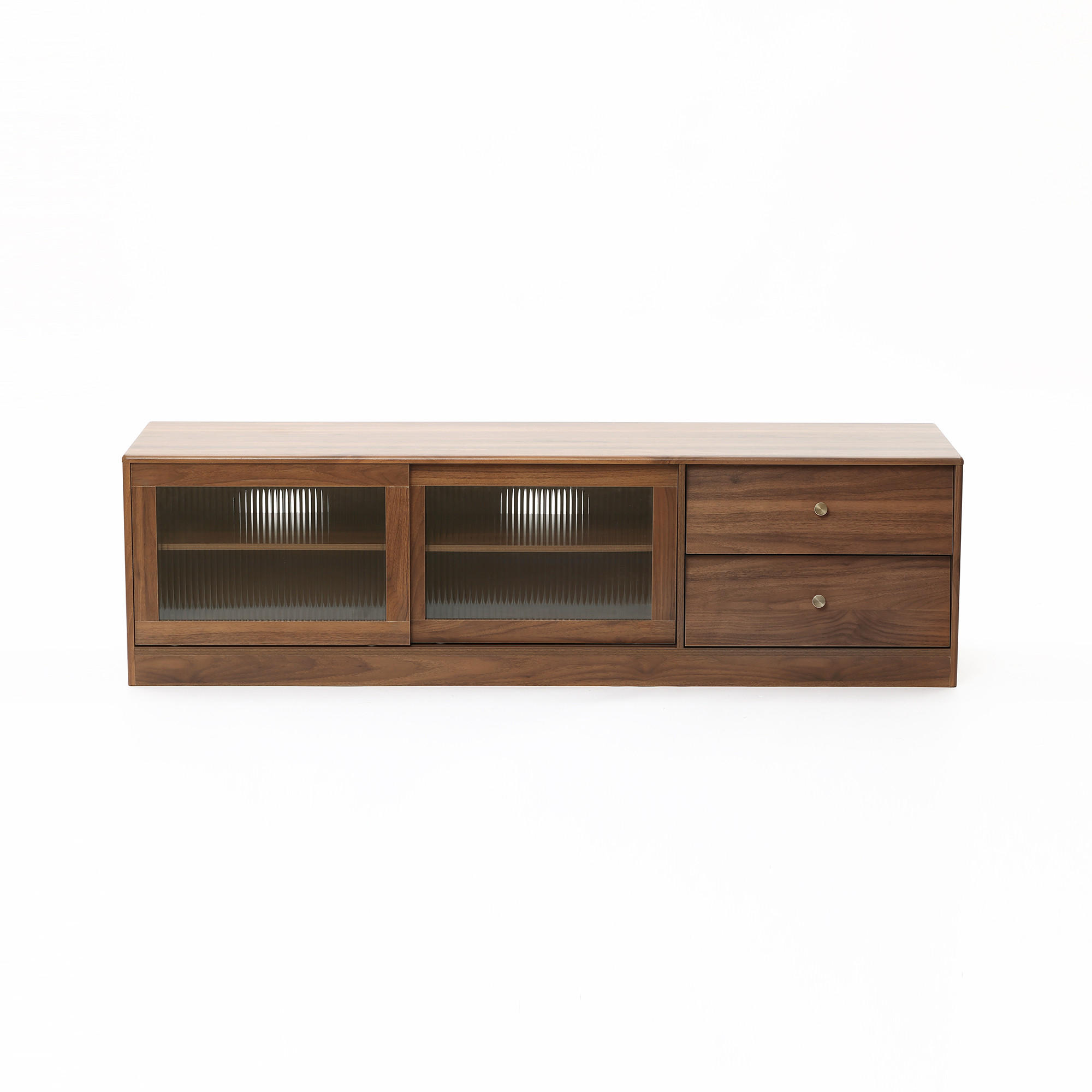 TV-SCHRANK, B160 x T40 x H45 cm - Braun, Holz (160/45/40cm) - Hometopia
