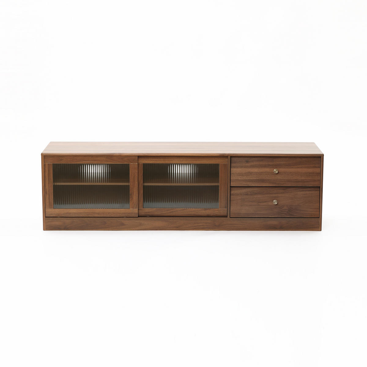 TV-SCHRANK, B160 x T40 x H45 cm - Braun, Holz (160/45/40cm) - Hometopia
