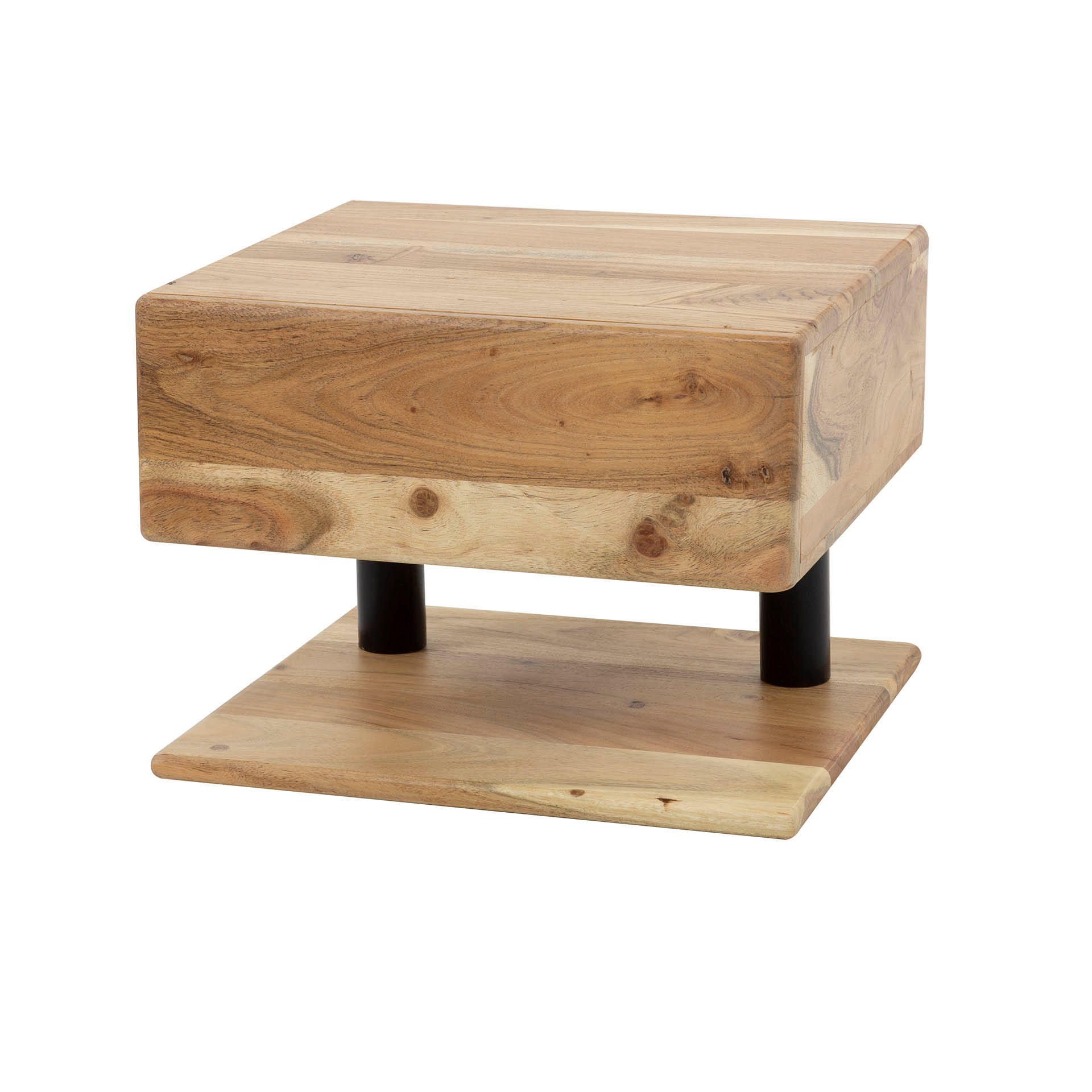 NACHTTISCH Regal Braun 32/35/27 cm - Braun, Holz (35/27/32cm) - Hoyz Collection