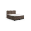 BOXBETT Isabel - Braun, Holzwerkstoff/Textil (180/200cm) - Fun Möbel
